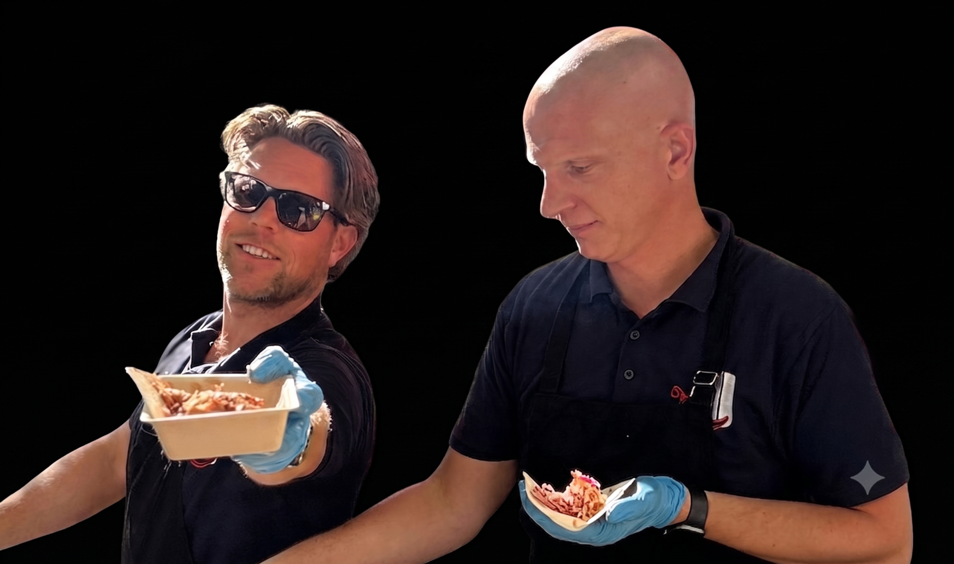Niels Spronk en Jelle Drijver, initiatiefnemers van Steakum Nights